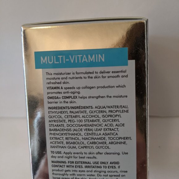 *RARE FIND!* Multi-Vitamin Moisturizer Vitamins A & Omega + Complex 1.7 oz - Picture 3 of 6